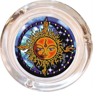 SUN - MIKIO KENNEDY - ASHTRAY - 4" DIAMETER