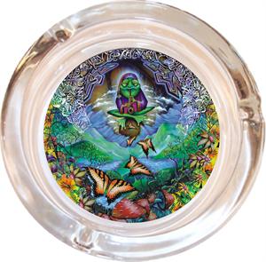 MUSICAL FROG - MIKE DUBOIS ASHTRAY - 4" DIAMETER