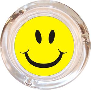 SMILEY FACE ASHTRAY - 4" DIAMETER