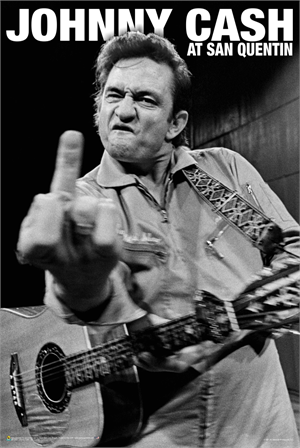 Johnny Cash - San Quentin Poster Johnny Cash - San Quentin Poster Image