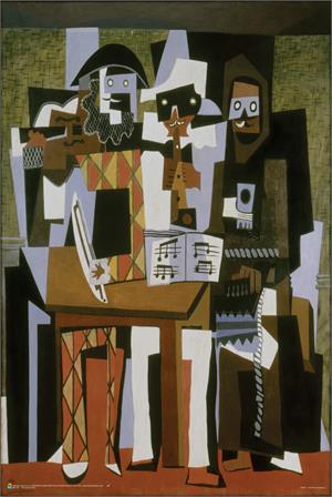Three Musicians by Pablo Picasso Poster Image