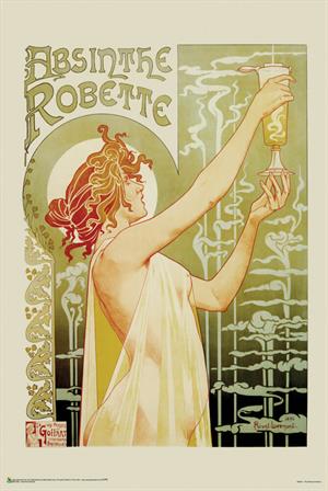 Absinthe Robette by Henri Privat-Livemont Poster Image