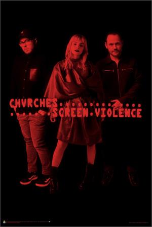 Chvrches Screen Violence Poster Image