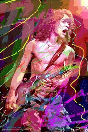 Eddie Van Halen Jump Poster by David Lloyd Glover 24" x 36" Eddie Van Halen Jump Poster by David Lloyd Glover 24" x 36" Image