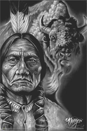 Sitting Bull by James Danger Harvey Poster Image
