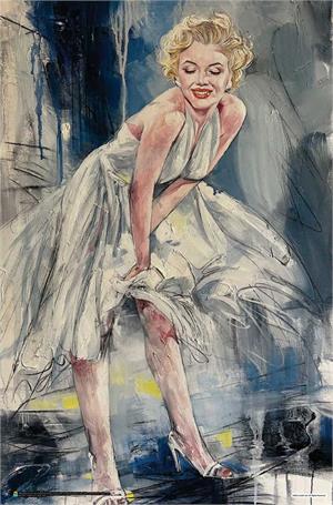 Marilyn by Lucille Lee Poster 24" x 36" Marilyn by Lucille Lee Poster Image