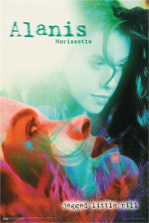 Alanis Morissette Jagged Little Pill Music Poster - 24" x 36"image