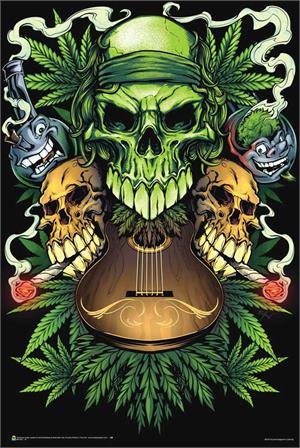 Skulls by FlyLand Designs Poster - 24" x 36" IMAGE