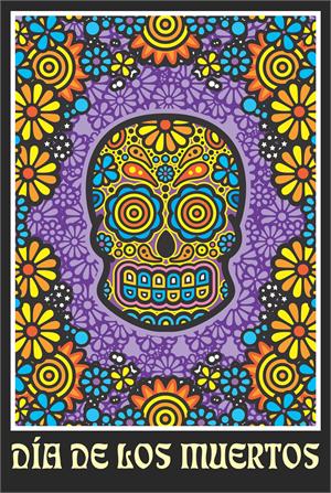 DAY OF THE DEAD - DIA DE LOS MUERTOS BY: CHARLIE HARDWICK POSTER - 24" X 36"