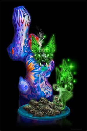 WEED FAIRY POSTER - 24" X 36"