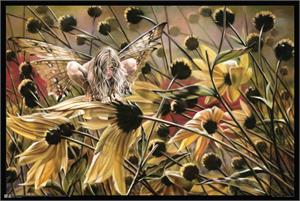 Chameleon Fairy by Sheila Wolk Poster Image