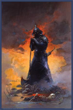 DEATH DEALER THREE - By: FRANK FRAZETTA - POSTER - 24" X 36" DEATH DEALER THREE - By: FRANK FRAZETTA - POSTER - 24" X 36"