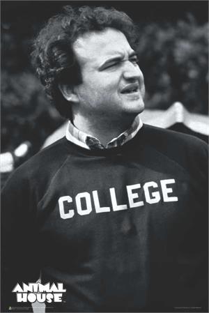 Animal House John Belushi College Movie Poster Image