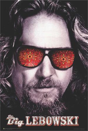 The Big Lebowski "The Dude" Movie Poster Image