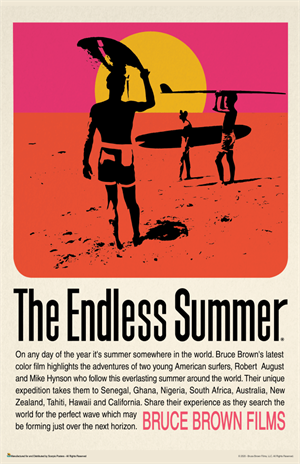The Endless Summer Retro Mini Poster - 11" x 17" Image