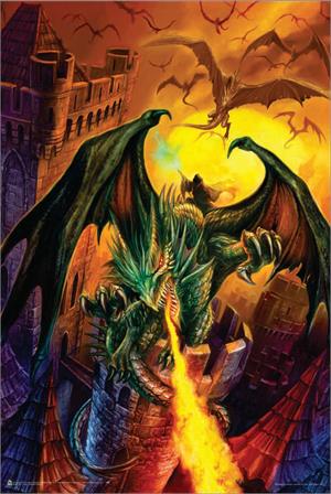 Count Velspar by Dragon Chronicles Non-Flocked Blacklight Poster Image