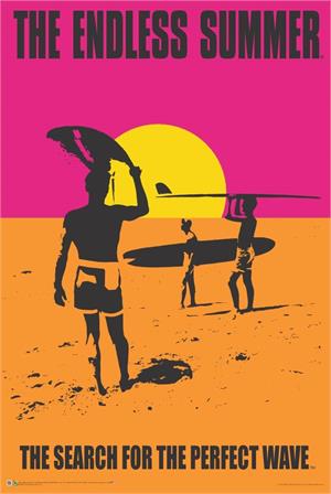 Endless Summer Non-Flocked Blacklight Poster Endless Summer Non-Flocked Blacklight Poster Image