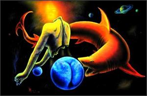 THE RELENTLESS PREDATOR BLACKLIGHT - NON FLOCKED POSTER - 22" X 34" - VINCENT MONACO THE RELENTLESS PREDATOR BLACKLIGHT - NON FLOCKED POSTER - 22" X 34" - VINCENT MONACO