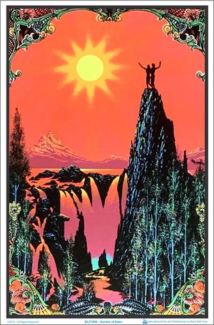 Garden of Eden Blacklight Poster Image