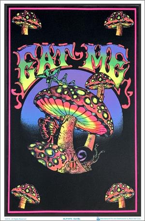 Eat Me Blacklight Poster Image