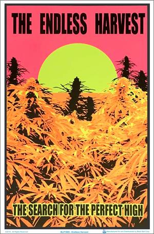 Endless Harvest Black Light Poster Image
