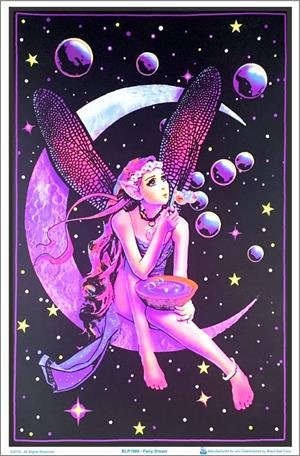 Fairy Dream Blacklight Poster Image