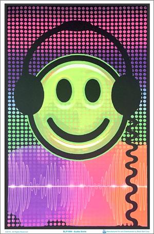 Audio Smile Blacklight Poster Image