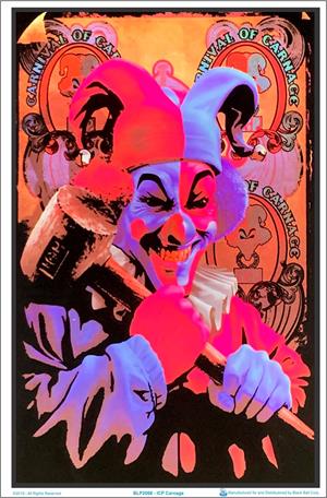 Insane Clown Posse (ICP) Carnage By Tom Wood Black Light Poster Image