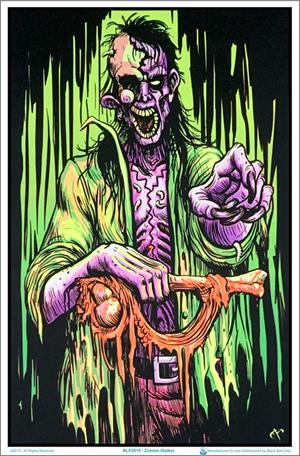 Zombie Stalker Black Light Poster - 23" X 35"