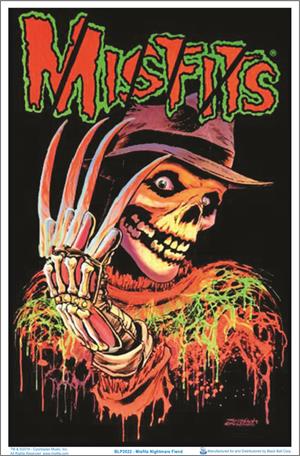 Misfits Nightmare Fiend Black Light Poster - 23" X 35"