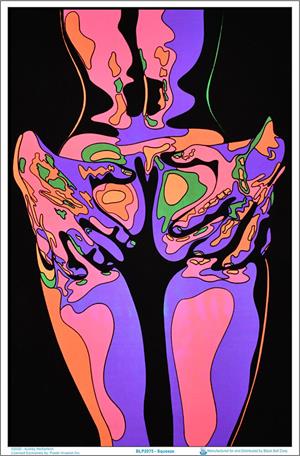 Squeeze by Audrey Herbertson Blacklight Poster Image