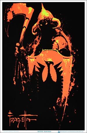 Death Dealer by Frank Frazetta Blacklight Poster Image