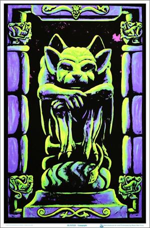 Gargoyle Blacklight Poster Image