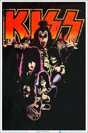 KISS Neon Blacklight Poster Image