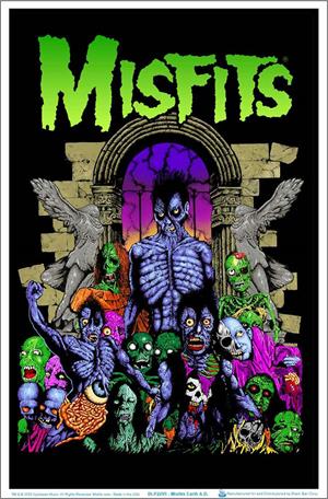 Misfits Earth A.D. Flocked Black Light Poster - 23" x 35"-IMAGE