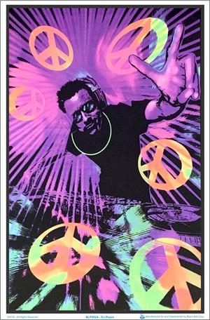 DJ Peace Blacklight Poster Image