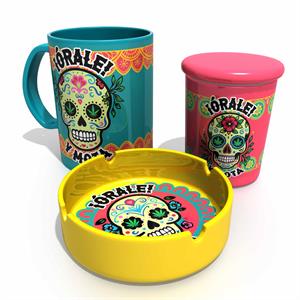 Orale-y-Mota Day of the Dead Buzz Mug Trifecta Set Wholesale Orale-y-Mota Day of the Dead Buzz Mug Trifecta Set Image