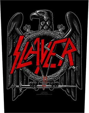 Slayer - Black Eagle - 14" x 11" Printed Back Patch Image