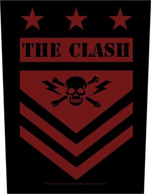 The Clash - Military Shield - 14" x 11" Printed Back Patch Image