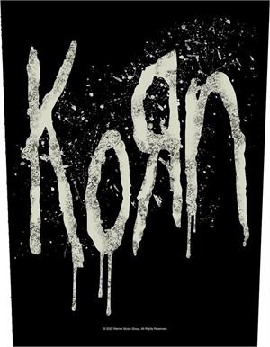 Korn - Splatter Logo - 14" x 11" Printed Back Patch Image