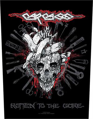 Carcass - Rotten to the Core - Printed Back Patch Image
