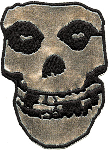 Misfits Fiend Skull - 10" Back Patch Image