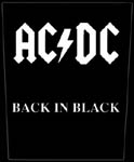 BACK PATCH - AC/DC BACK IN BLACK