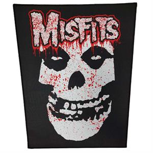Misfits Bloody Fiend Woven Back Patch - 11" x 14" - image