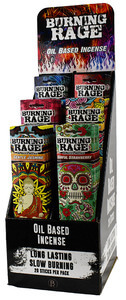 Burning Rage 48pk Incense Display Image
