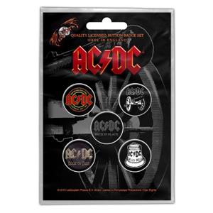 AC/DC For Those About to Rock Button set (pack of 5)-image
