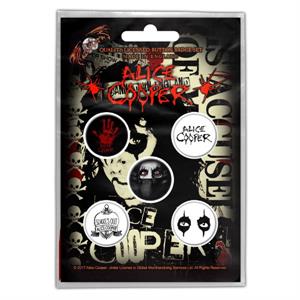 Alice Cooper Button set (pack of 5)-image