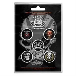 Five Finger Death Punch Button set (pack of 5)-image