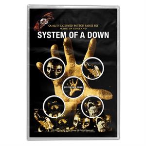 System of a Down Hand Button set (pack of 5)-image