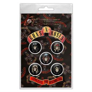 Guns N' Roses Button set (pack of 5)-image